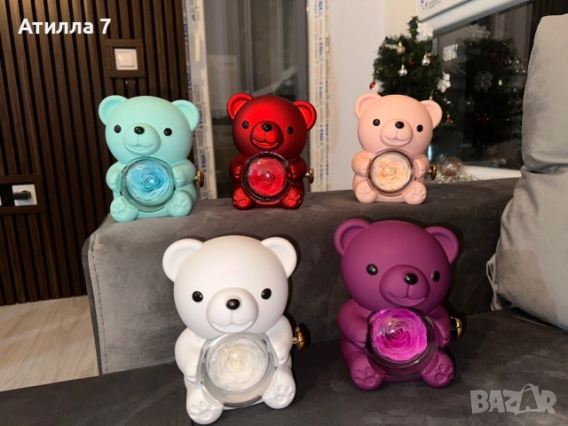 Луксозно Подаръчно Мече с Роза и Колие- Перфектният Романтичен Подарък, снимка 10 - Подаръци за жени - 52711935