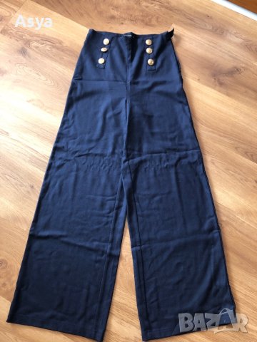 Панталон с широки крачоли, снимка 1