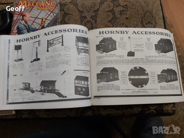 Meccano,  Hornby, Dinky,  Magazines and Catalogue. 