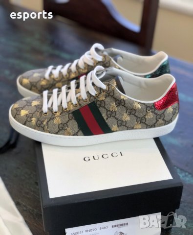 $778 Мъжки кецове Gucci Supreme Bee 45 EU,11 UK,11.5 US, снимка 5 - Кецове - 32968438