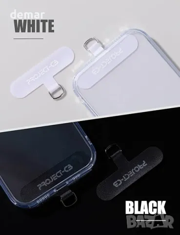 Аксесоари за телефони Project-CB: Каишка за китка, 2 броя връзки, зелена, снимка 3 - Селфи стикове, аксесоари - 49904348