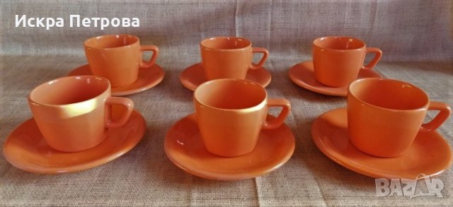  Квадратна  керамика Румъния, снимка 4 - Сервизи - 38140380