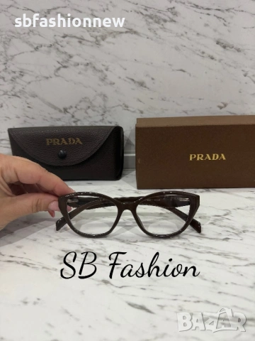 Prada рамка за очича с лого, снимка 7 - Слънчеви и диоптрични очила - 53565811