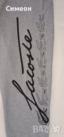 Lacoste Fleece Sweatpants оригинално долнище M памучна долница, снимка 3 - Спортни дрехи, екипи - 43731162