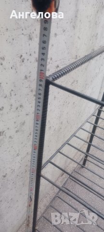 Голяма метална етажерка , снимка 2 - Етажерки - 43377590