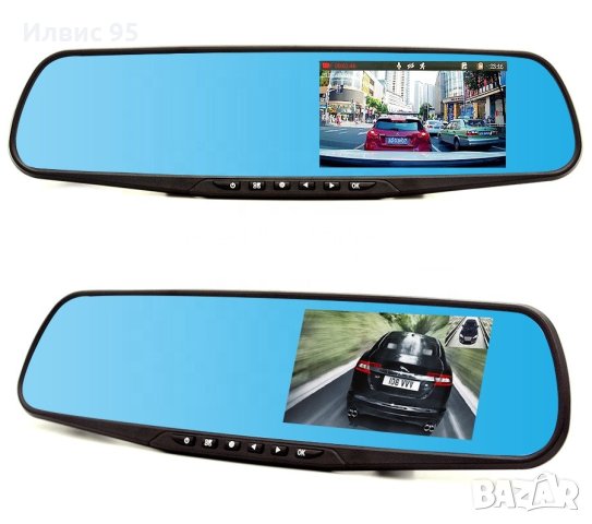 Видеорегистратор тип огледало за задно виждане, снимка 1 - Аксесоари и консумативи - 44084575