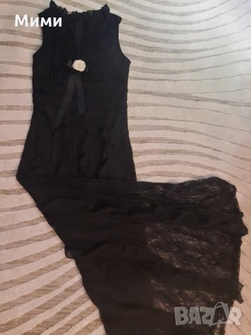 Елегантня дълга рокля от дантела, снимка 2 - Рокли - 33422633