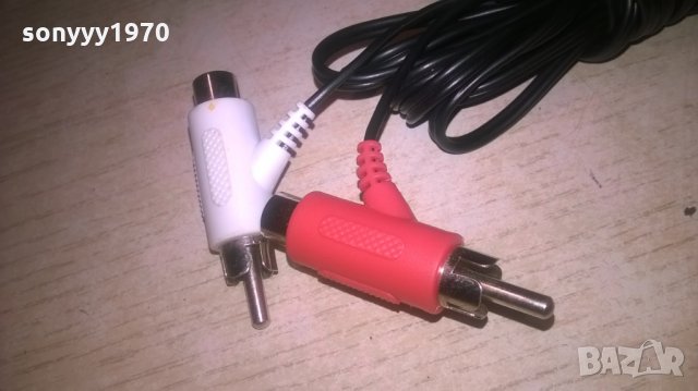 кабел-2.2м с преход м/ж чинчове към букса за жак 3.5мм, снимка 7 - Други - 27497306
