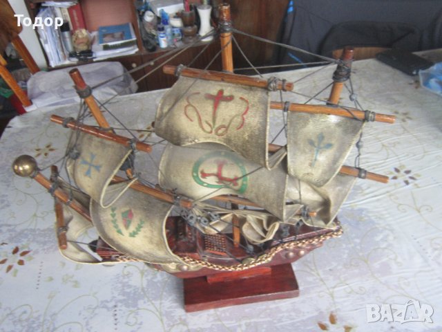 Страхотен платноход  кораб шхуна , снимка 8 - Колекции - 36902386