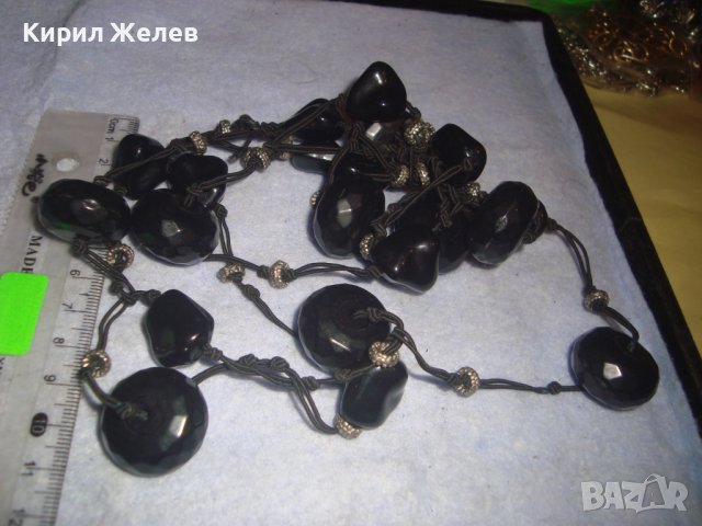 СТИЛЕН ГРЪНЧ АРТ ГЕРДАН ОГЪРЛИЦА ВИНТИДЖ ХЕНД МЕЙД ВЕЧЕРЕН ЛЕТЕН НАКИТ 31436, снимка 3 - Колиета, медальони, синджири - 38032320