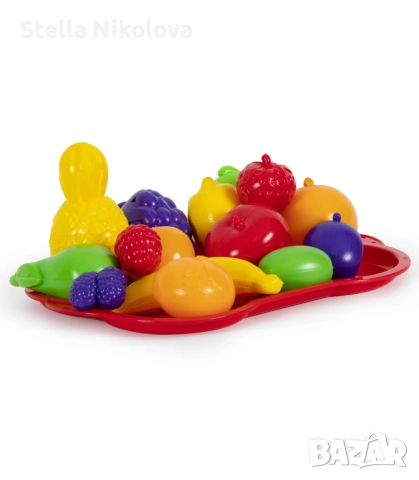 Детски комплект табла с плодове, 15 бр.