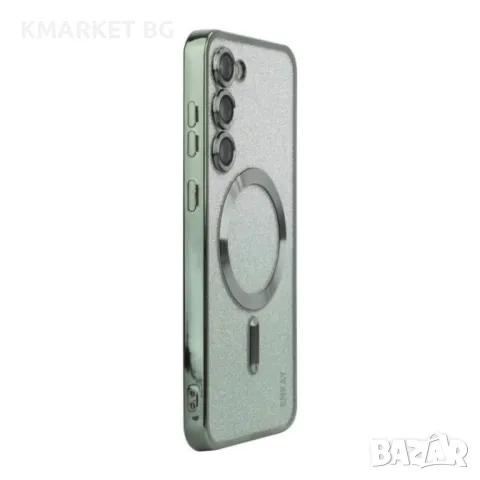 Samsung Galaxy S25+ 5G ENKAY Glitter Plated/ MagSafe TPU Удароустойчив Калъф и Протектор, снимка 3 - Калъфи, кейсове - 49124467