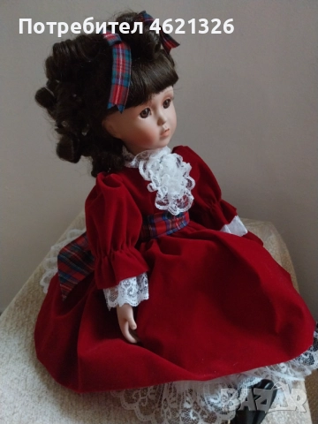 Колекционерска порцеланова кукла „Зимна елегантност“ от галериите Ashton-Drake , снимка 11 - Декорация за дома - 52130108