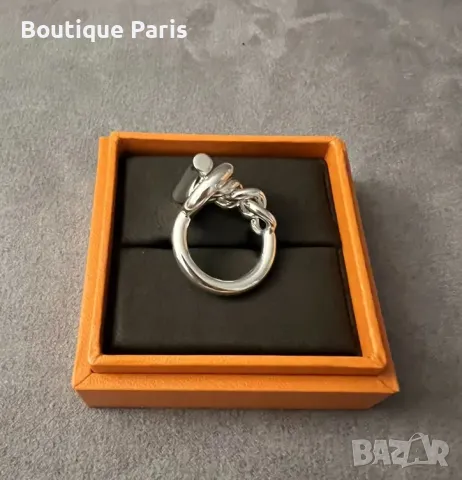 Hermes Croissete оригинален пръстен, снимка 4 - Пръстени - 50061644