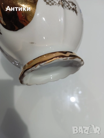 Стар порцеланов чайник маркиран, снимка 13 - Други - 52513951