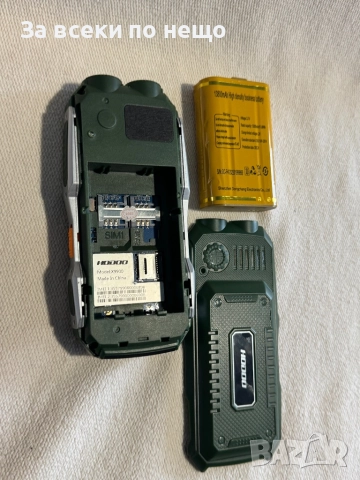 HODOO X9 Телефон удароустойчив водоустойчив телефон за възрастни хора, големи копчета, мощна батерия, снимка 18 - Други - 52684103