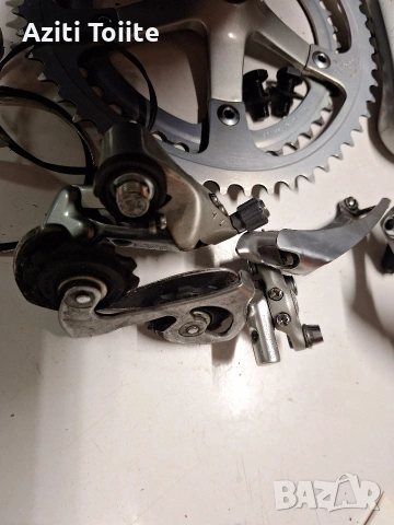 vintage groupset shimano 105 series 1051, снимка 9 - Части за велосипеди - 53017422