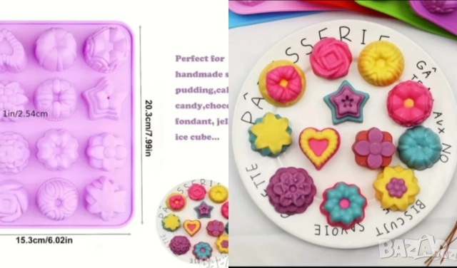 Молд за сапуни и шоколад различни видове , снимка 2 - Форми - 50581998