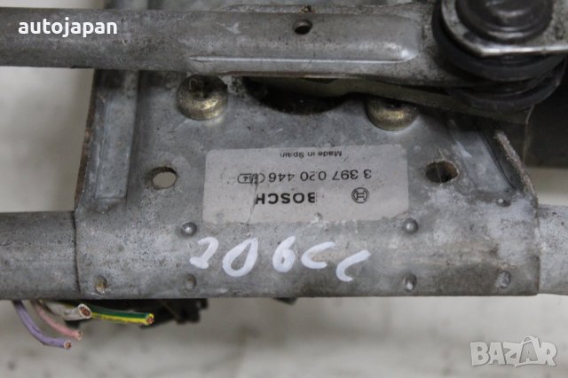 Лостов механизъм чистачки с моторче Пежо 206 цц 2.0 136кс 04г Peugeot 206 cc 2.0 136hp 2004, снимка 4 - Части - 43816071