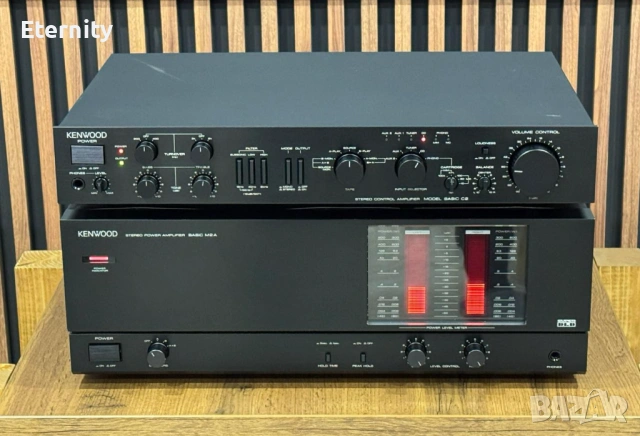 Kenwood Basic M2A + Kenwood Basic C2 / Пред и крайно стъпало, снимка 2 - Ресийвъри, усилватели, смесителни пултове - 53527354