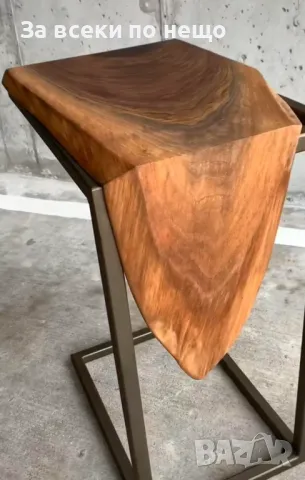 Ръчно изработена маса ✔️Маса за кафе ✔️Нощно шкафче ✔️Индустриални мебели, снимка 6 - Маси - 47948757