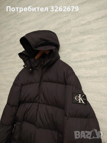 calvin klein down пухено дамско размер L, снимка 2 - Якета - 53492959