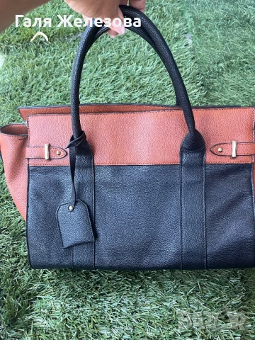 JUSTEAB-дамска чанта от естествена кожа