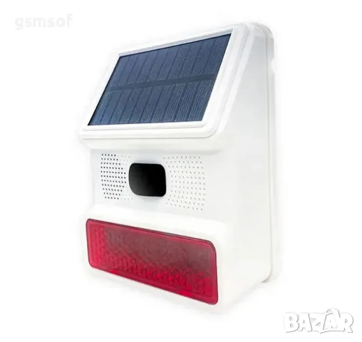 Безжична соларна сирена за алармени системи на 433mhz Tuya, Smartlife, снимка 7 - Други - 47534653