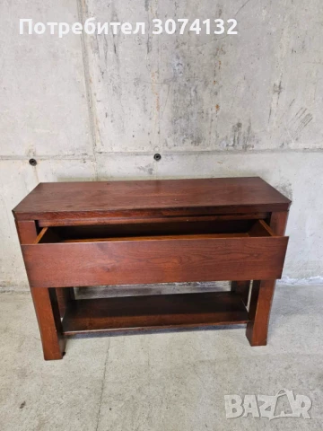 Конзола/аудио шкаф и зработен (изцяло от масив) , снимка 3 - Шкафове - 51422093