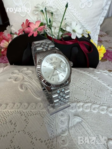 Rolex Нов Мъжки Часовник с Кварцов Механизъм Ролекс 