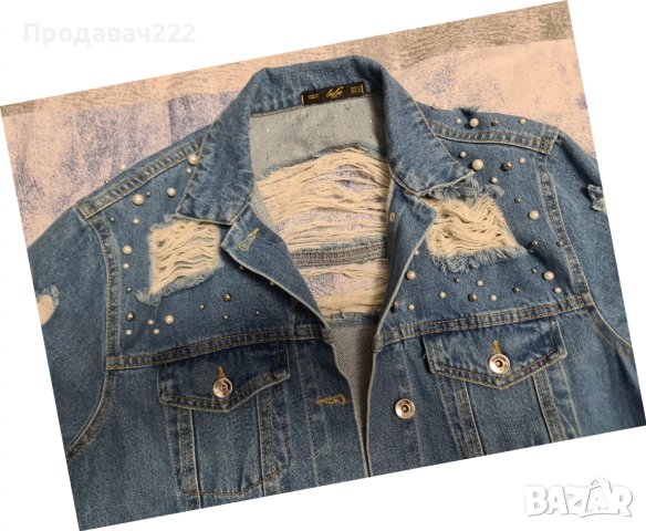 Дънково яке, снимка 5 - Якета - 36991839