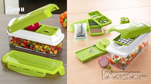 Кухненско ренде NICER DICER PLUS, Зелено, снимка 6 - Аксесоари за кухня - 28450218