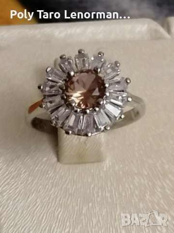 Сребърни пръстени със Султанит - атрактивен модел- проба и печат, снимка 4 - Пръстени - 42968991