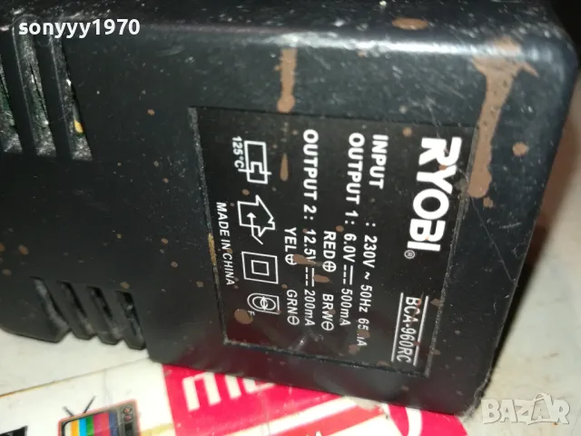 RYOBI RC960 RADIO & CHARGER ВНОС SWISS 0401251856, снимка 11 - Радиокасетофони, транзистори - 48550642