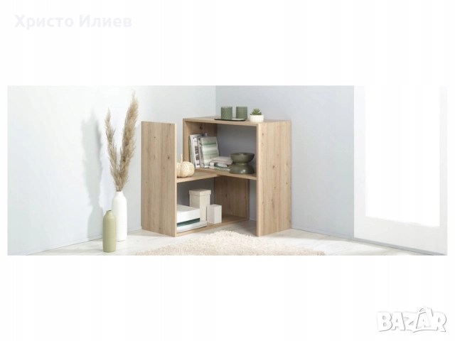 Библиотека Модулен рафт Модулни стелажи LIVARNO home, снимка 5 - Други стоки за дома - 52492141