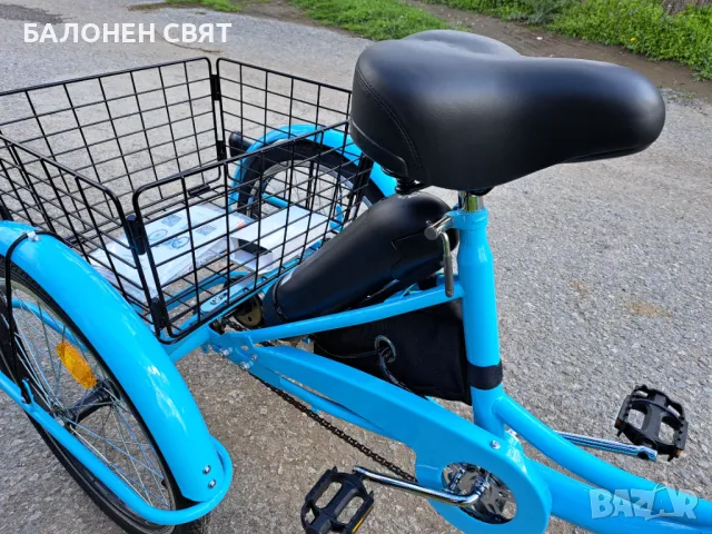 Сгъваем Нов модел e-Trike Hybrid Велосипед с три гуми Електрически Хибрид, снимка 10 - Велосипеди - 49831136