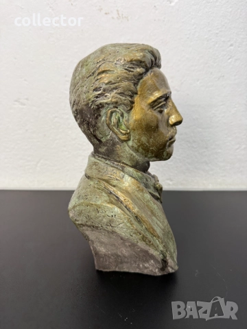 Бронзиран бюст на Васил Левски. №7750, снимка 4 - Други - 52813478