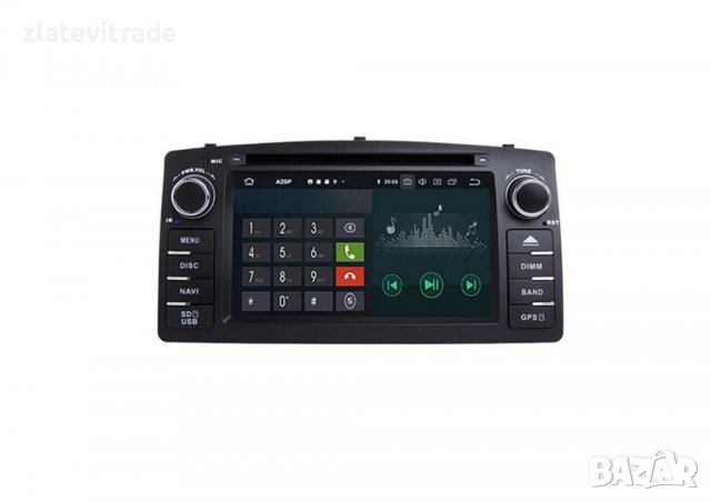 TOYOTA COROLLA E120 BYD - 6.2'' 2000-2007  Андроид Навигация, 9052