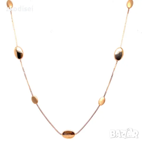 Златно колие 3,96гр. 44см. 14кр. проба:585 модел:29353-6, снимка 1