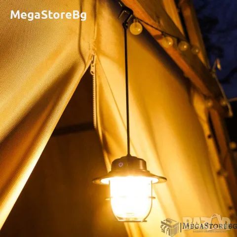 Лампа за къмпинг LY15/185 12V с кабел за зареждане, снимка 4 - Къмпинг осветление - 49347193