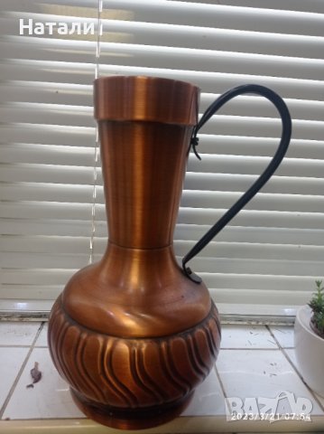 ваза немски месинг 349, снимка 2 - Вази - 40177961