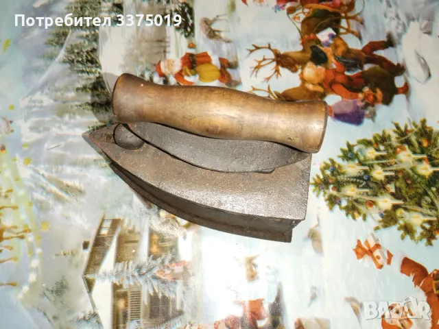 Стара ютия, снимка 3 - Антикварни и старинни предмети - 48261389