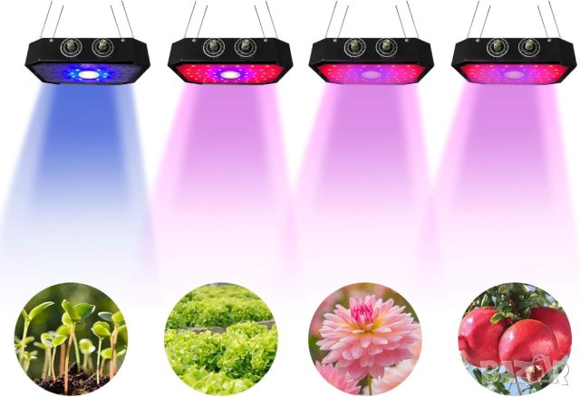 ПРОМОЦИЯ LED лампа / Светлина за отглеждане на растения 1000W