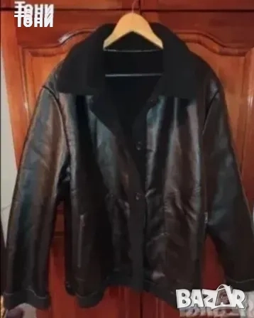 SHEIN Оригинал Ново Кожено Дамско Топло Яке с Яка 2XL 