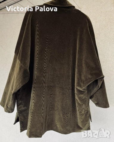 Кадифено яке овърсайз BELLA DONNA, снимка 5 - Якета - 52045274