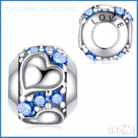 Сребърни талисмани за гривна Пандора, снимка 7 - Гривни - 28478892