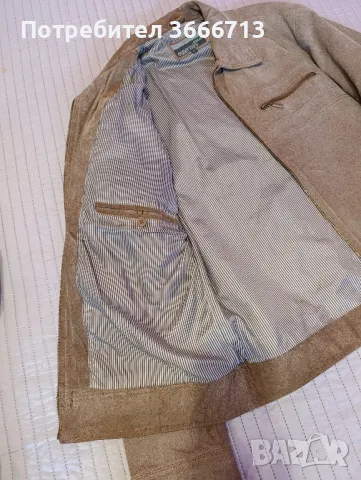 Мъжко яке-естествена телешка кожа, снимка 6 - Якета - 42917470