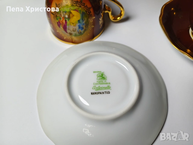 Сервиз за кафе „Трите грации“, снимка 4 - Сервизи - 53399779