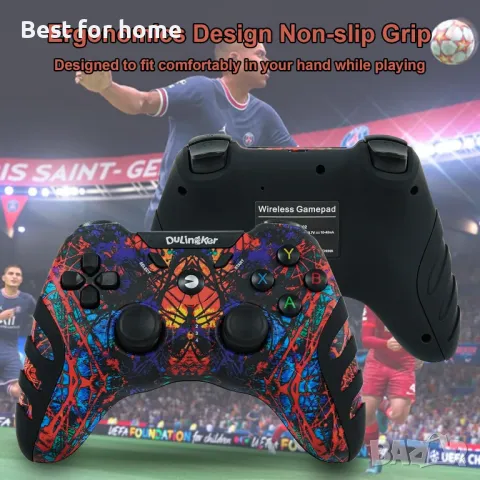 Безжичен компютърен контролер DuLingKer, снимка 5 - Джойстици и геймпадове - 49535918