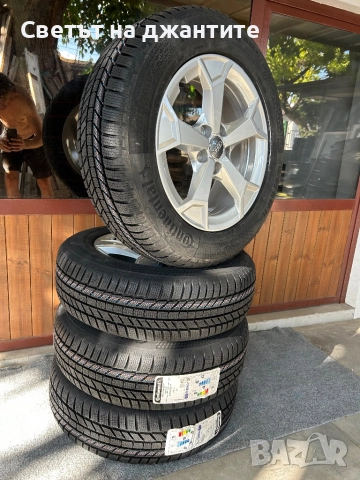 Джанти за Audi Q3 17 Цола с Зимни Гуми 215/65/17 Нови Continental Dot 2025, снимка 3 - Гуми и джанти - 51723215
